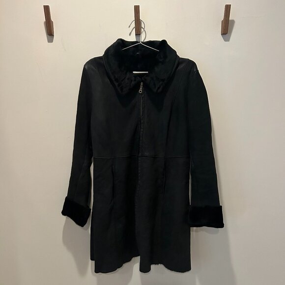 Sheepskin and fur coat - Picture 3 of 4